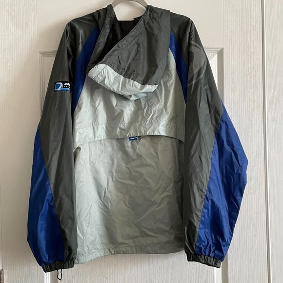 DYE Mens Lightweight Hooded Anorak Packable Half Zip Windbreaker Jacket XXL - Picture 8 of 8